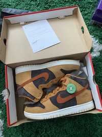 Nike dunk high dark russet