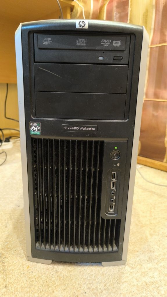 HP xw9400 AMD opteron 2.8 4ddr 120 ssd