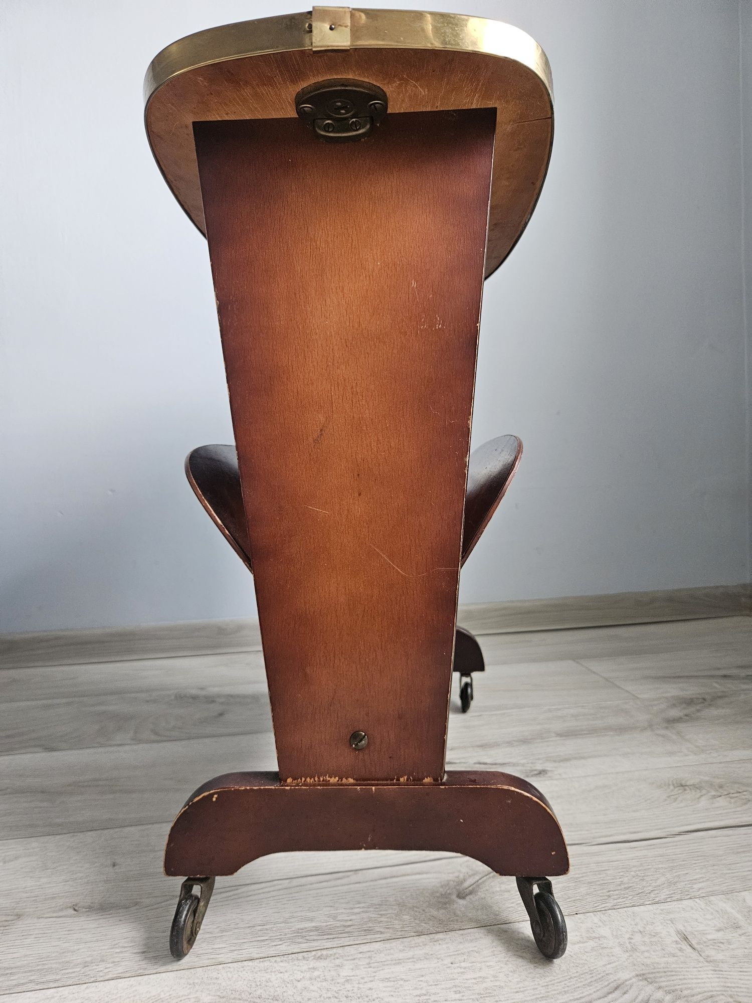 Stolik, gazetnik, patyczak PRL vintage