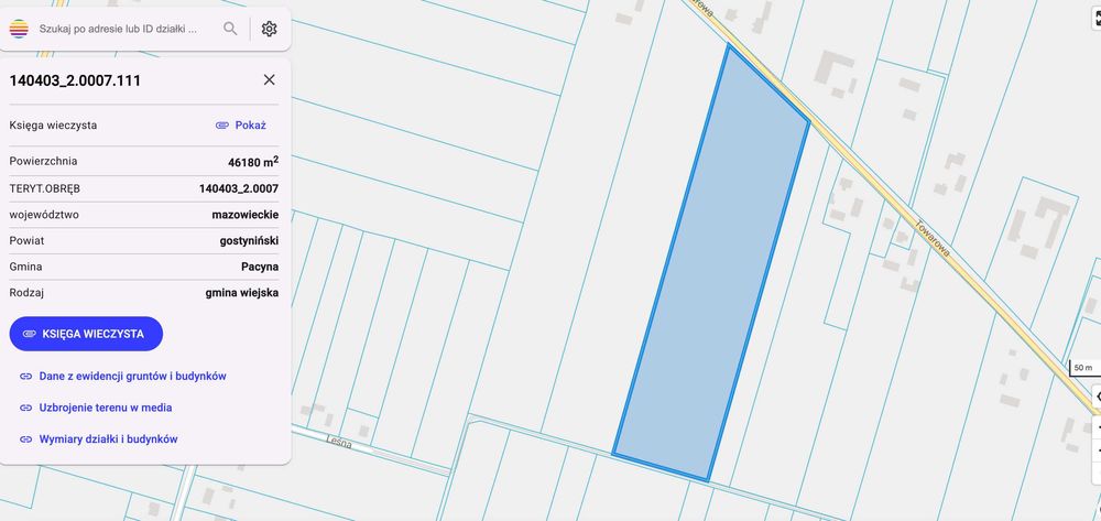 Ziemia rolna 4.60 ha