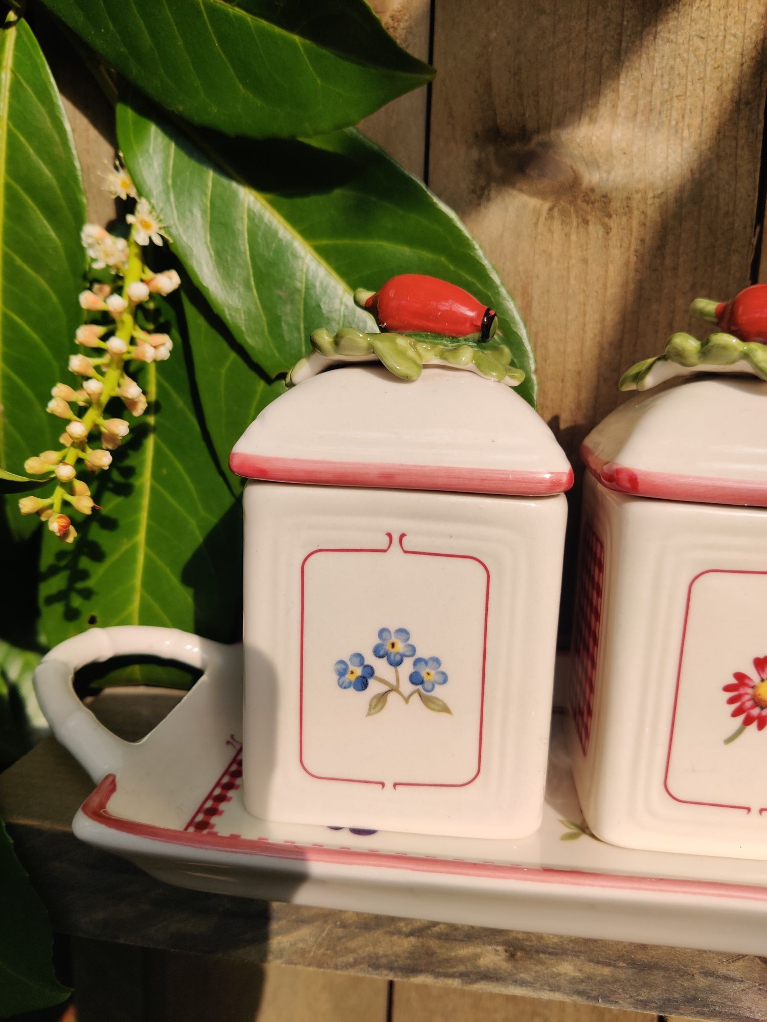 Вінтажний Villeroy & Boch – Petite Fleur Charm керамічні ємності