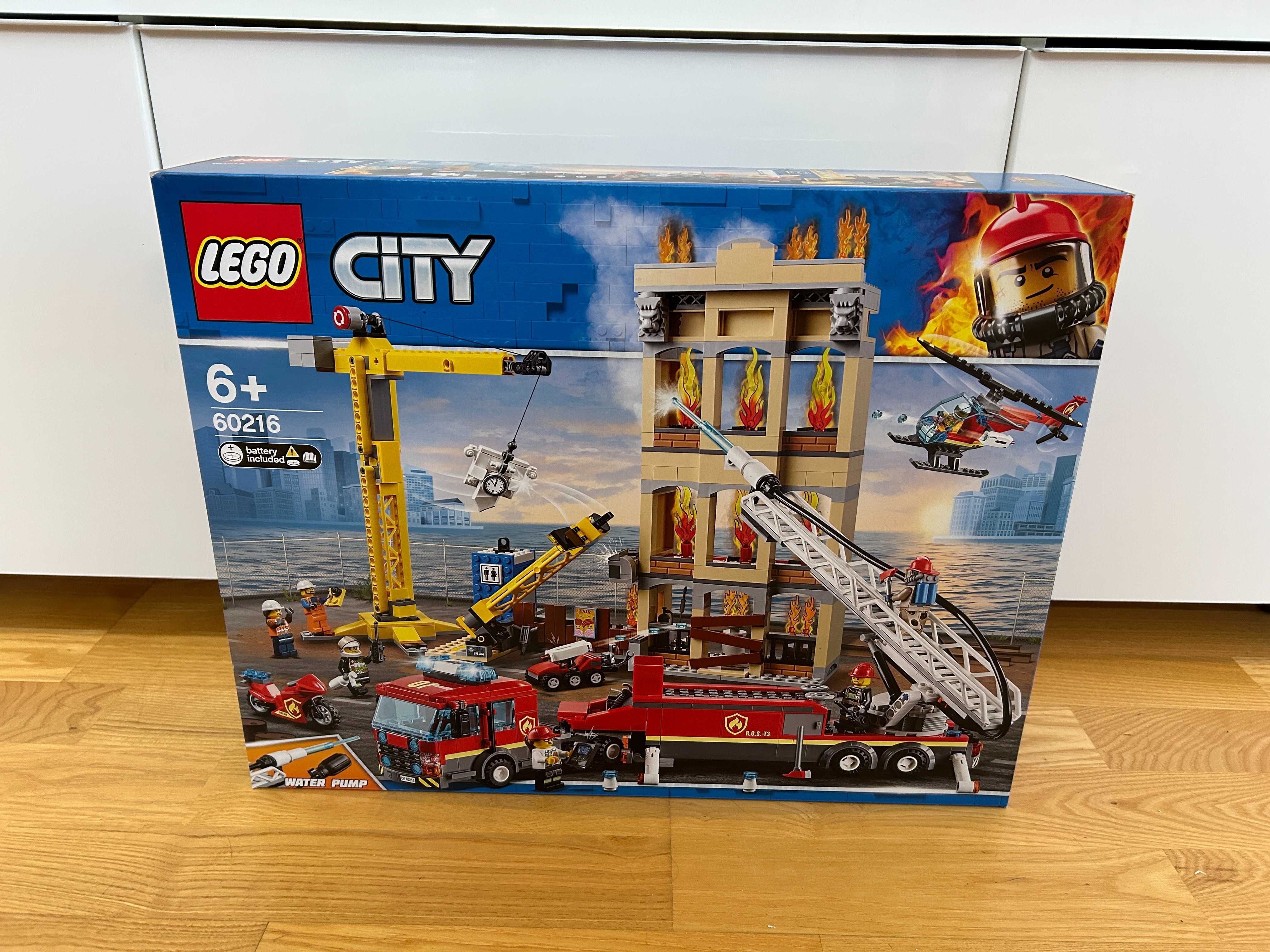 LEGO City 60216 - Straż pożarna w śródmieściu Nowe (Łączany-Oświęcim)