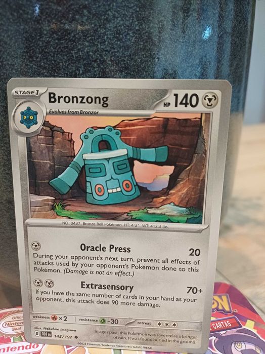 Carta Pokémon Bronzong #145
