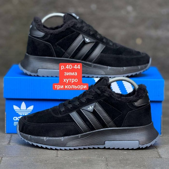 Чоловічі зимові кросівки Adidas Retropy F2 Winter хутро
