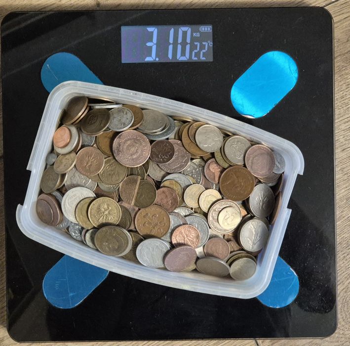 Monety 3,1kg 800 szt