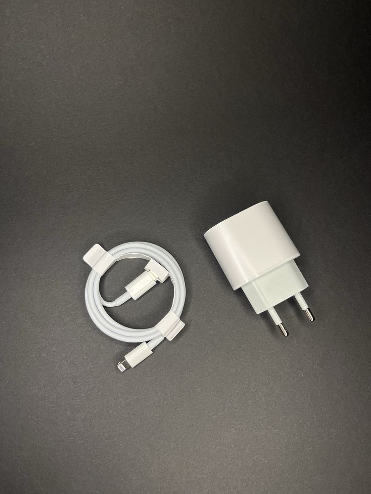 Zestaw do ładowania iPhona ładowarka 20W+kabel 1m usbc Lightning