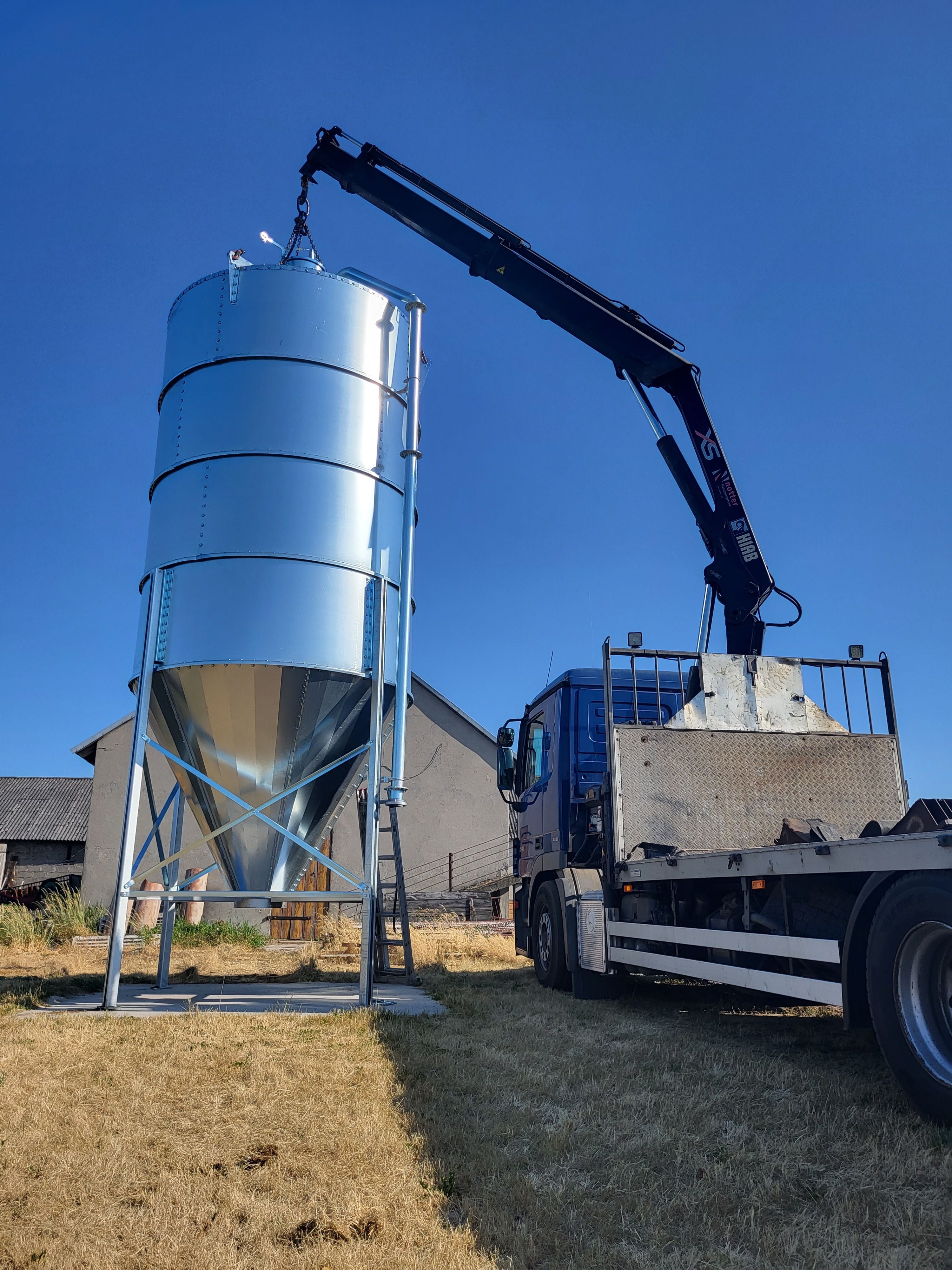 Silos 15ton 12t 20t 25t 30t silosy zbiornik Marco-Polo