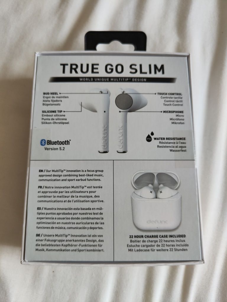 Auriculares Defunc - True Go Slim (novos / por abrir)