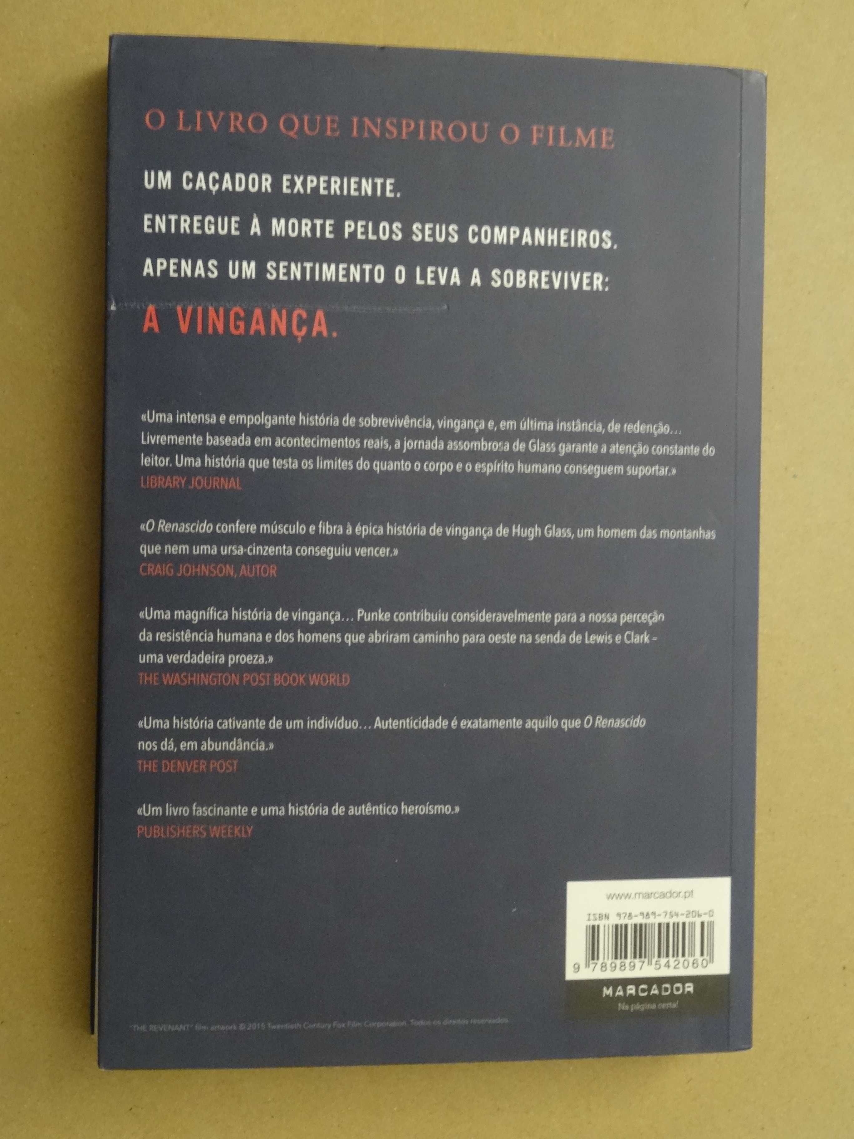 O Renascido de Michael Punke - 1ª Edição