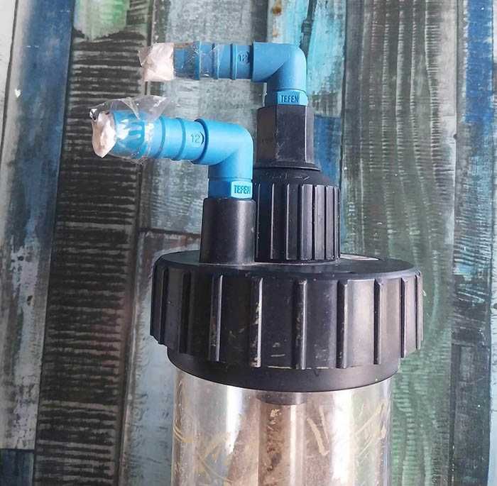 Filtro fluidizante para aquário
