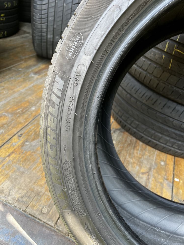 Dwie opony Michelin Primacy 3 275/40/18 RSC 2019r.