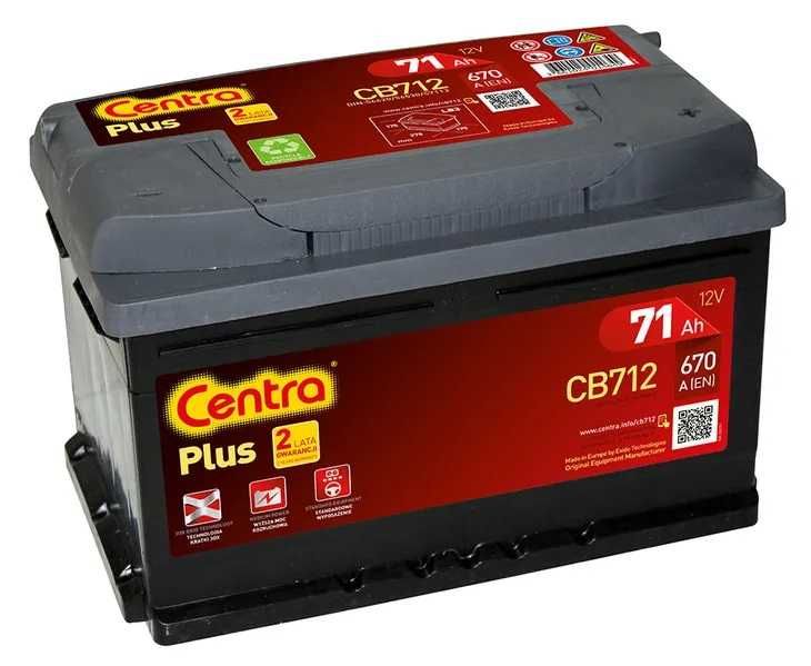 Akumulator Centra plus CB712 12V 71ah  670a P+ Radom wysyłka