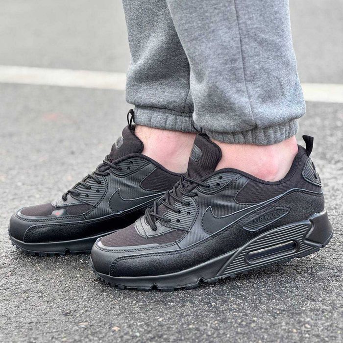 Мужские кроссовки Nike Air Max 90 Surplus Cordura Black. Размеры 40-45