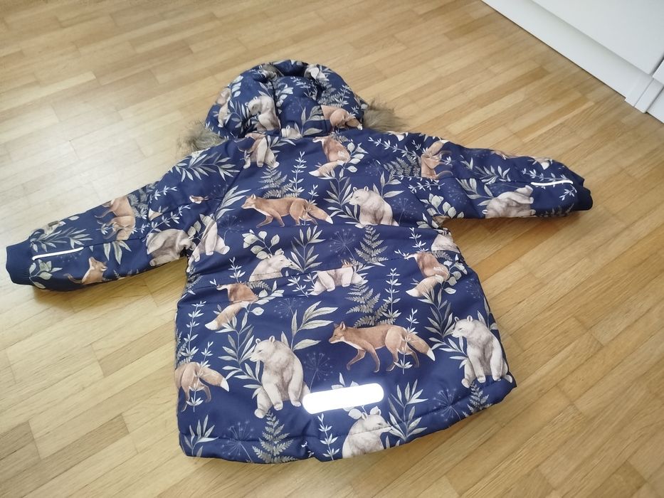 Newbie nowa kurtka liski granatowa 74