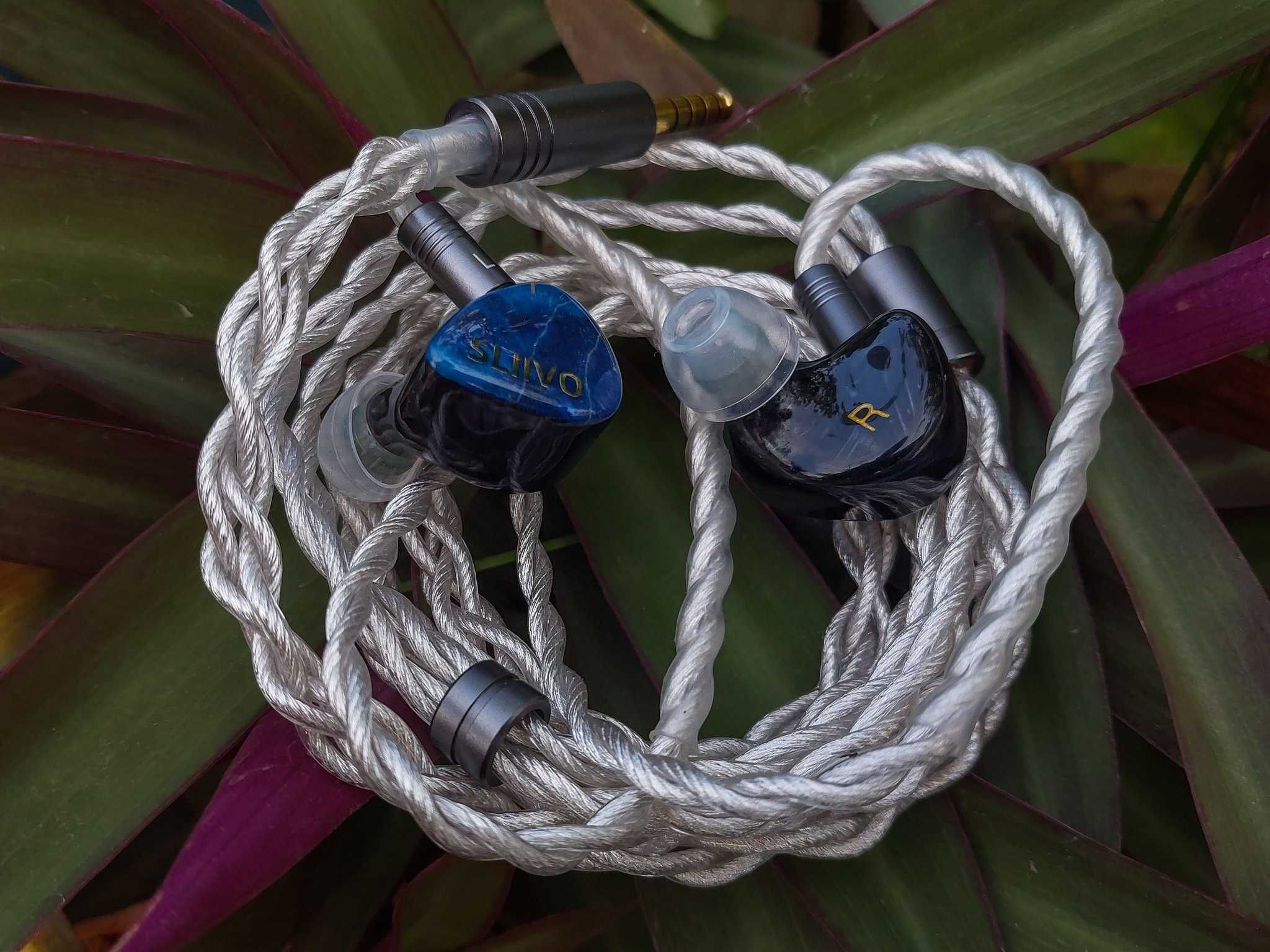 ⇒ Myer Audio SLIIVO SL41 MK2 Blue (jack 4.4) - гибридные IEMs наушники