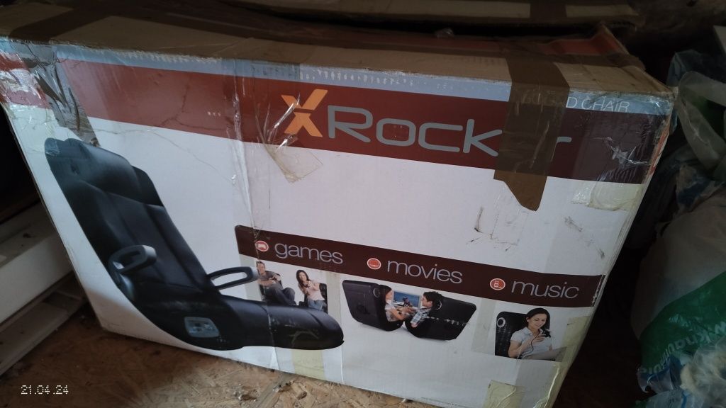 X-rocker audio fotel do grania gamingowy