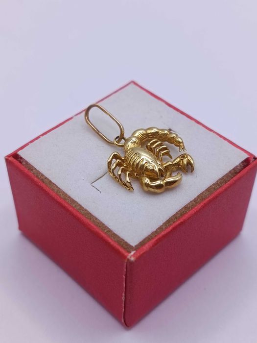 Złota Zawieszka Złoty Wisiorek Znak Zodiaku Skorpion PR.585 969/11/25s