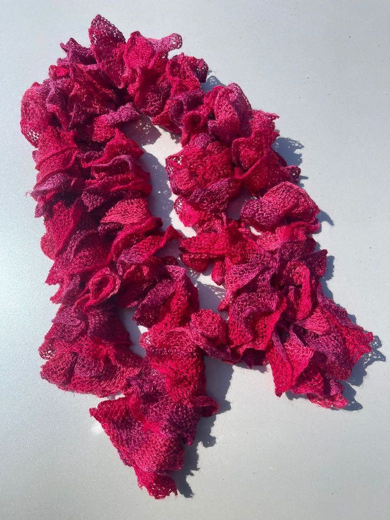 Cachecol em crochê