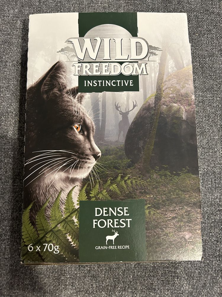 Wild Freedom Instinctive, 6 x 70 g Dense Forest - Jeleń.