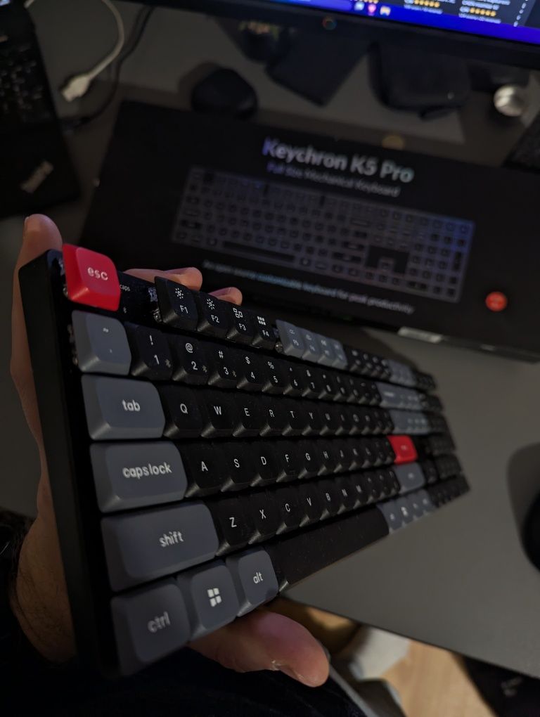 Klawiatura mechaniczna bezprzewodowa Keychron K5 PRO K5P-B3