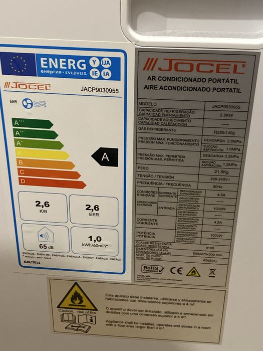 Ar condiconado portatil Jocel