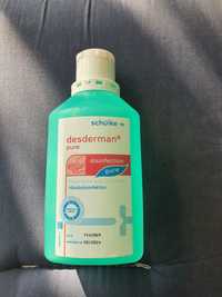Desderman Pure płyn do higienicznej i chirurgicznej dezynfekcji dłoni.