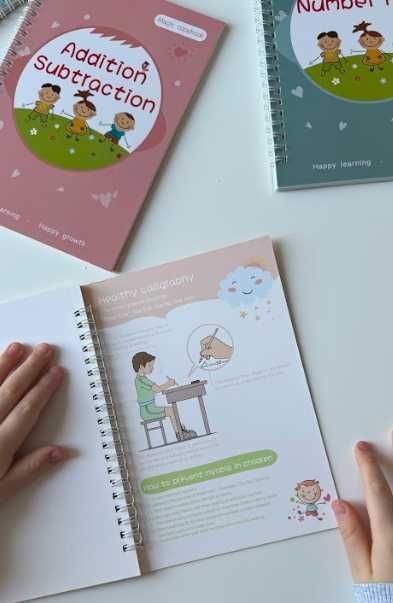 Крутий дитячий набір зошитів для правопису Magic copybook