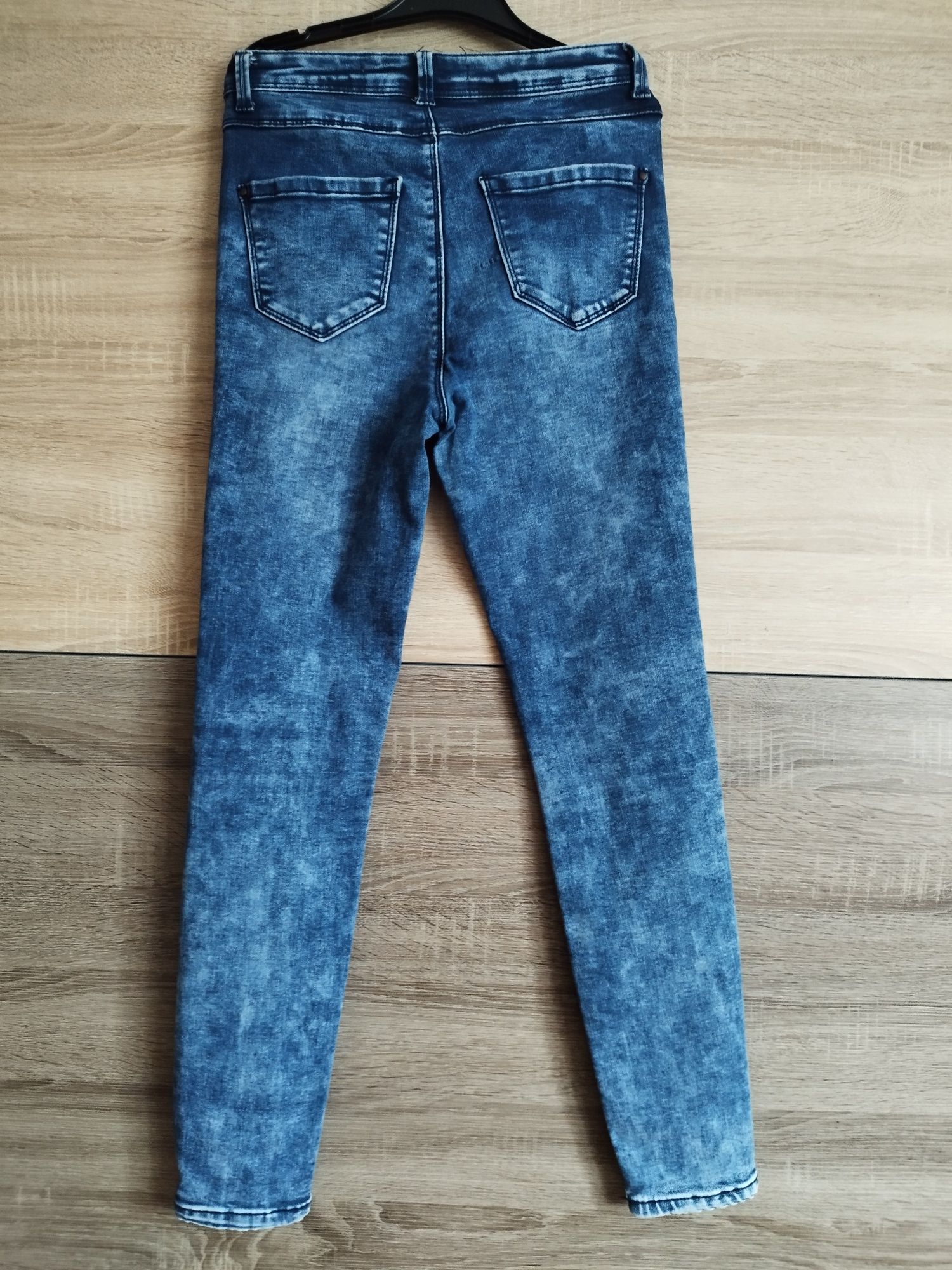 Jeansy skinny z wysokim stanem 36