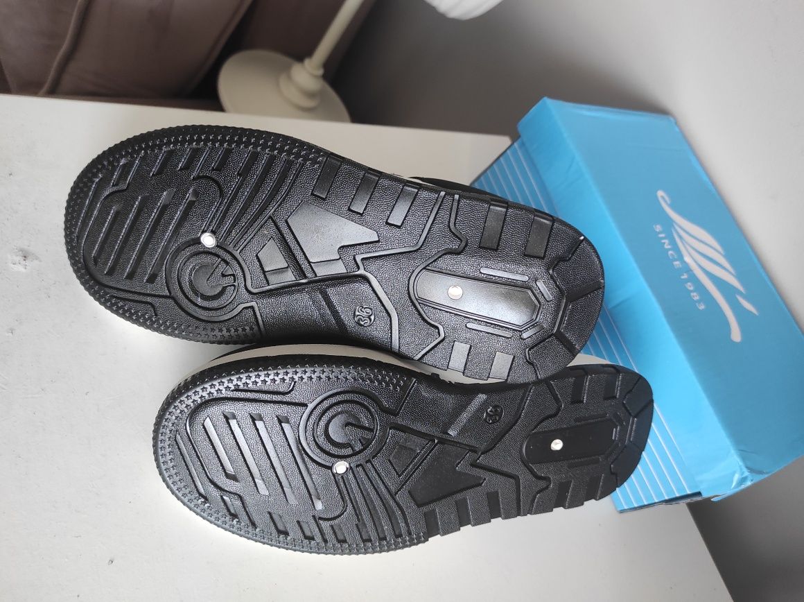 Buty sportowe adidasy na rzep dla chłopca r 36
