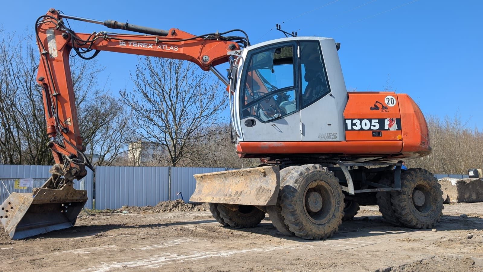 Koparka Atlas Terex 1305 gotowa do pracy!
