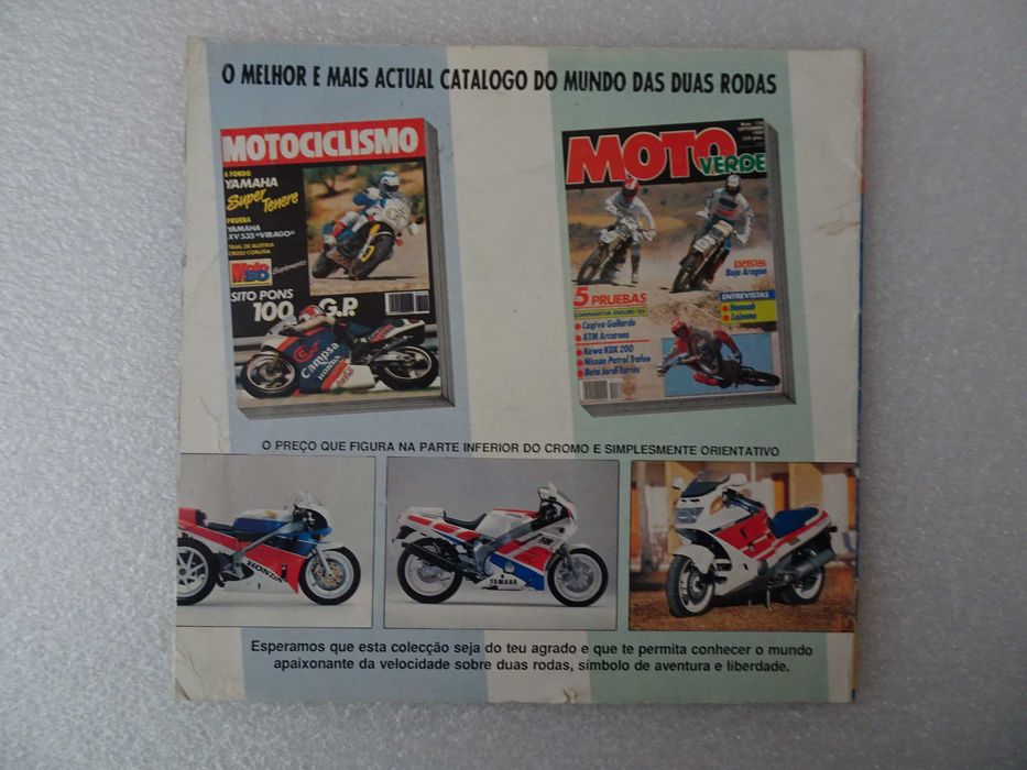 Caderneta de cromos vazia Motociclismo