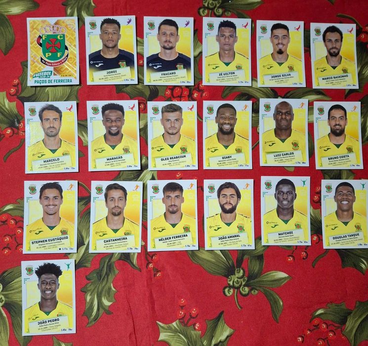 Futebol Clube de Paços de Ferreira - Cromos Panini Futebol 2020-21