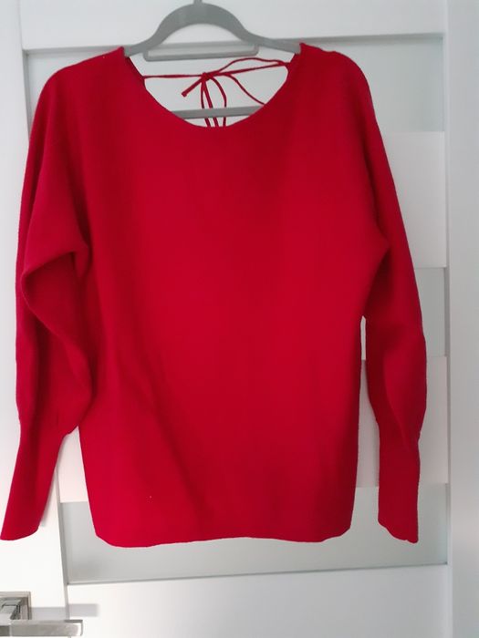 Damski sweterek czerwony