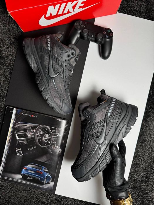 Чоловічі кросівки найк на хутрі Nike Initiator High Fur Grey [41-46]