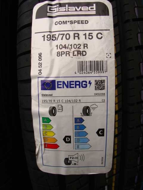 NOWE 195/70 R15C Gislaved Com Speed