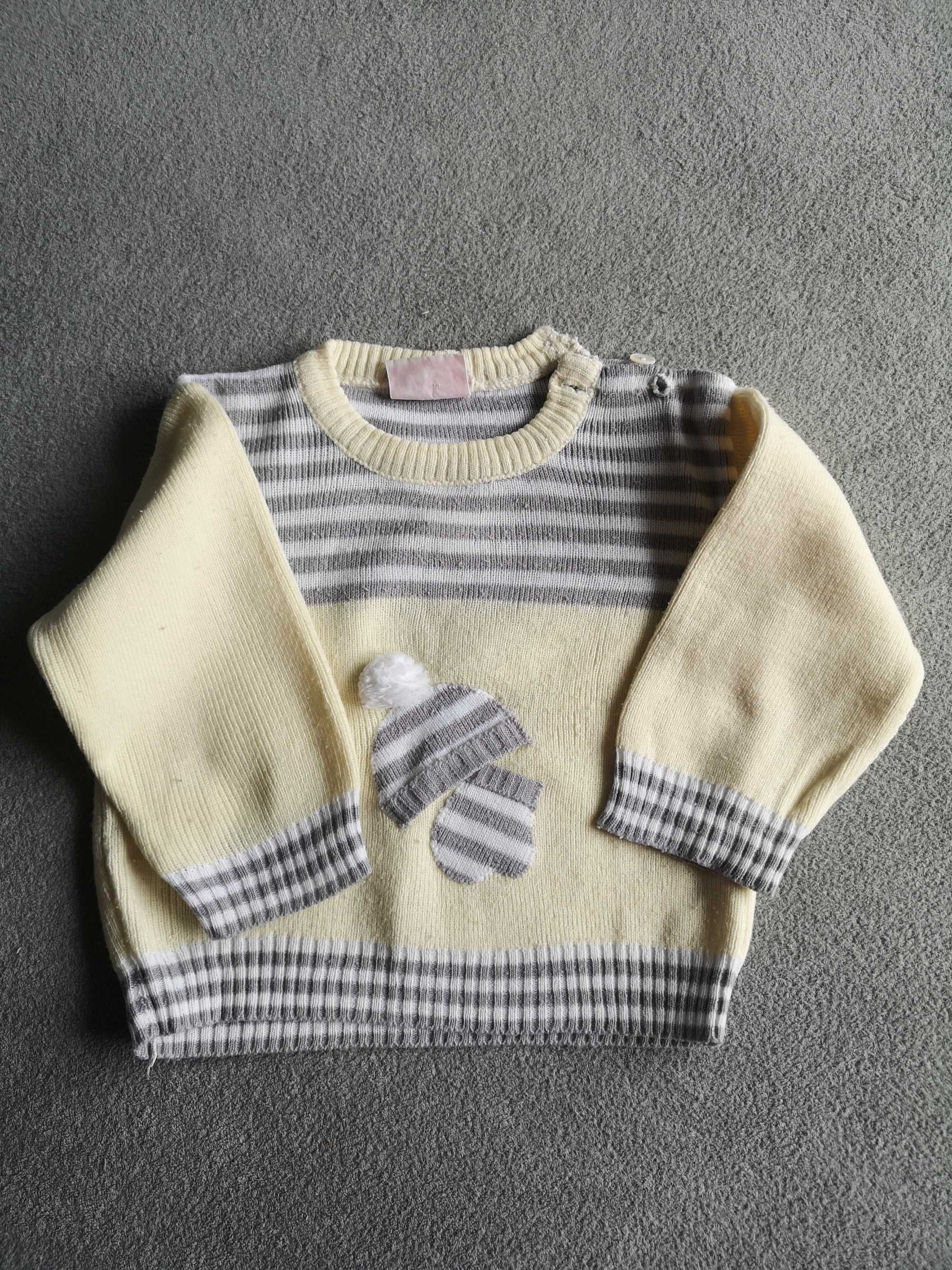 3 Sweterki bawełniane 68