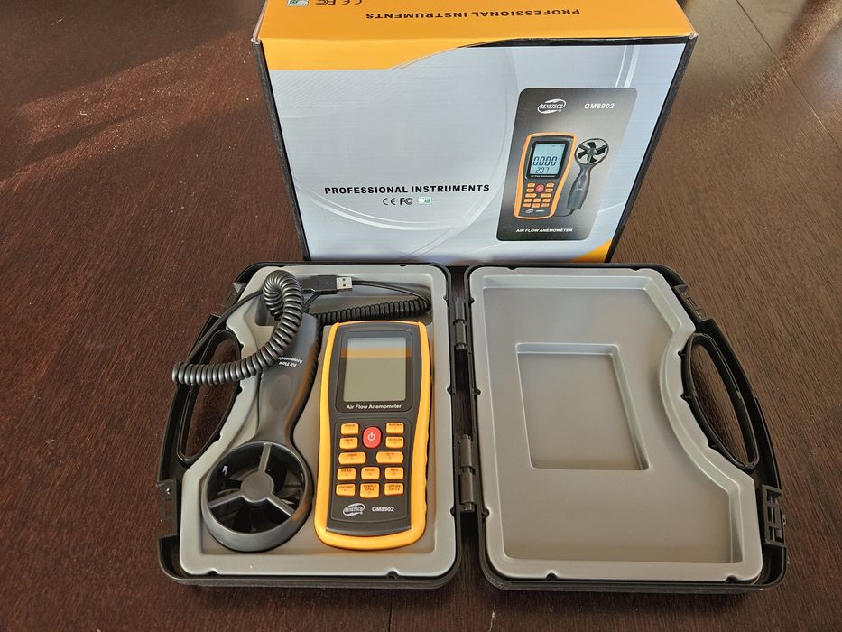 Anemometr (wiatromierz i przepływomierz) Benetech GM8902