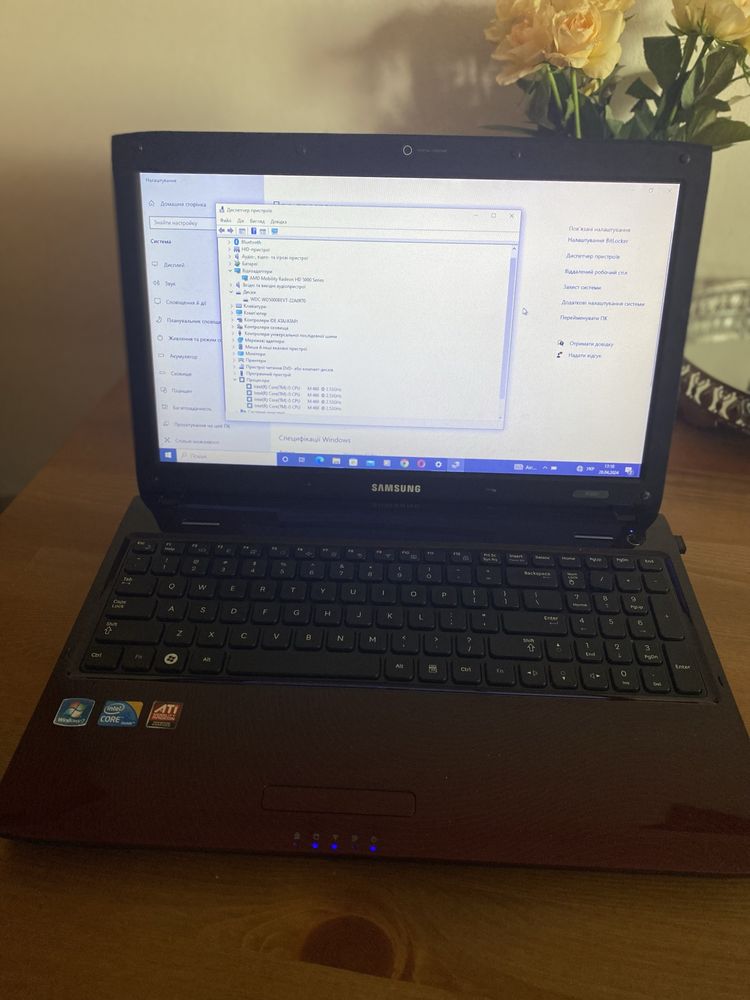 Laptop Samsung 15.6 i5 2.6 Ghz 6 Ram uszkodzony