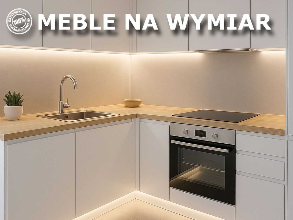 MEBLE NA WYMIAR - Kuchnia, Salon, Garderoba, Ścianka RTV, Szafy ...
