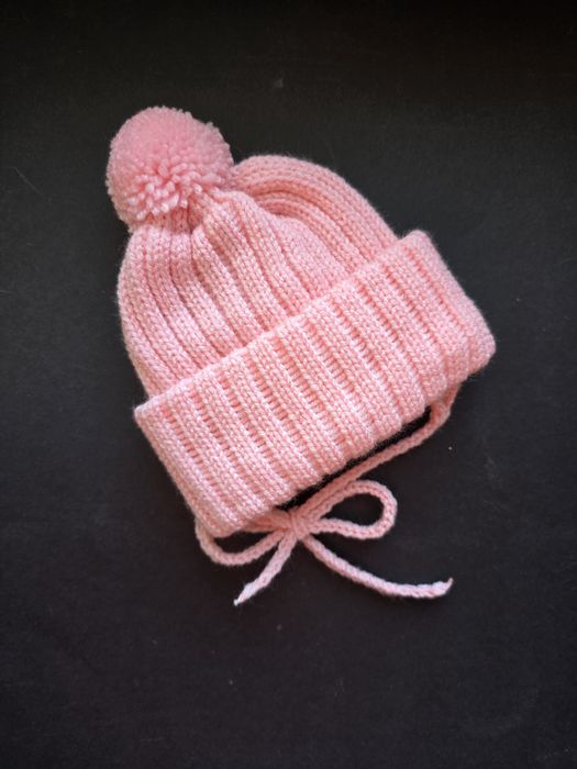 Czapka zimowa dla noworodka 0-3 miesiąca