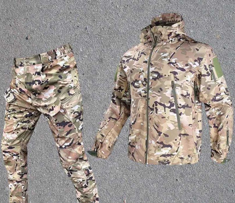 Чоловічий тактичний костюм Soft Shell стиль і практичність Осінь ФЛІС