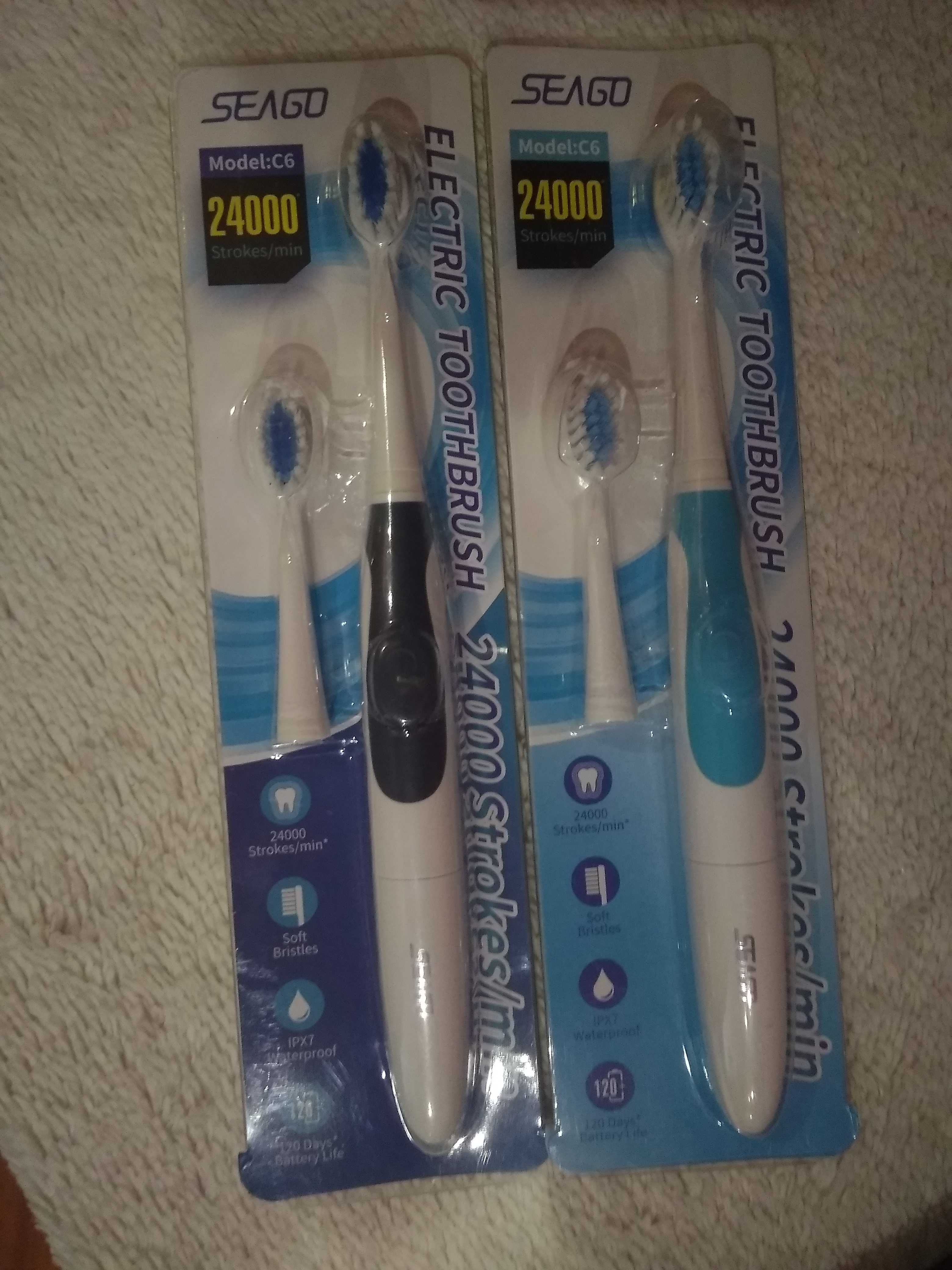 Електрична зубна щітка на батерейках електрическая зубная щётка