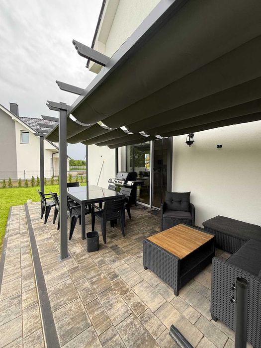 Pergola aluminiowa 3x6 Anatracyt Materiałowy Dach