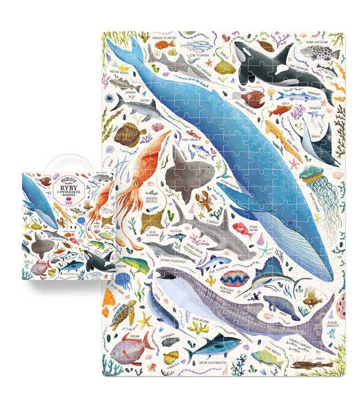 CZUCZU PUZZLE PUZZLOVE ryby i ZWIERZĘTA wodne 500 elementów