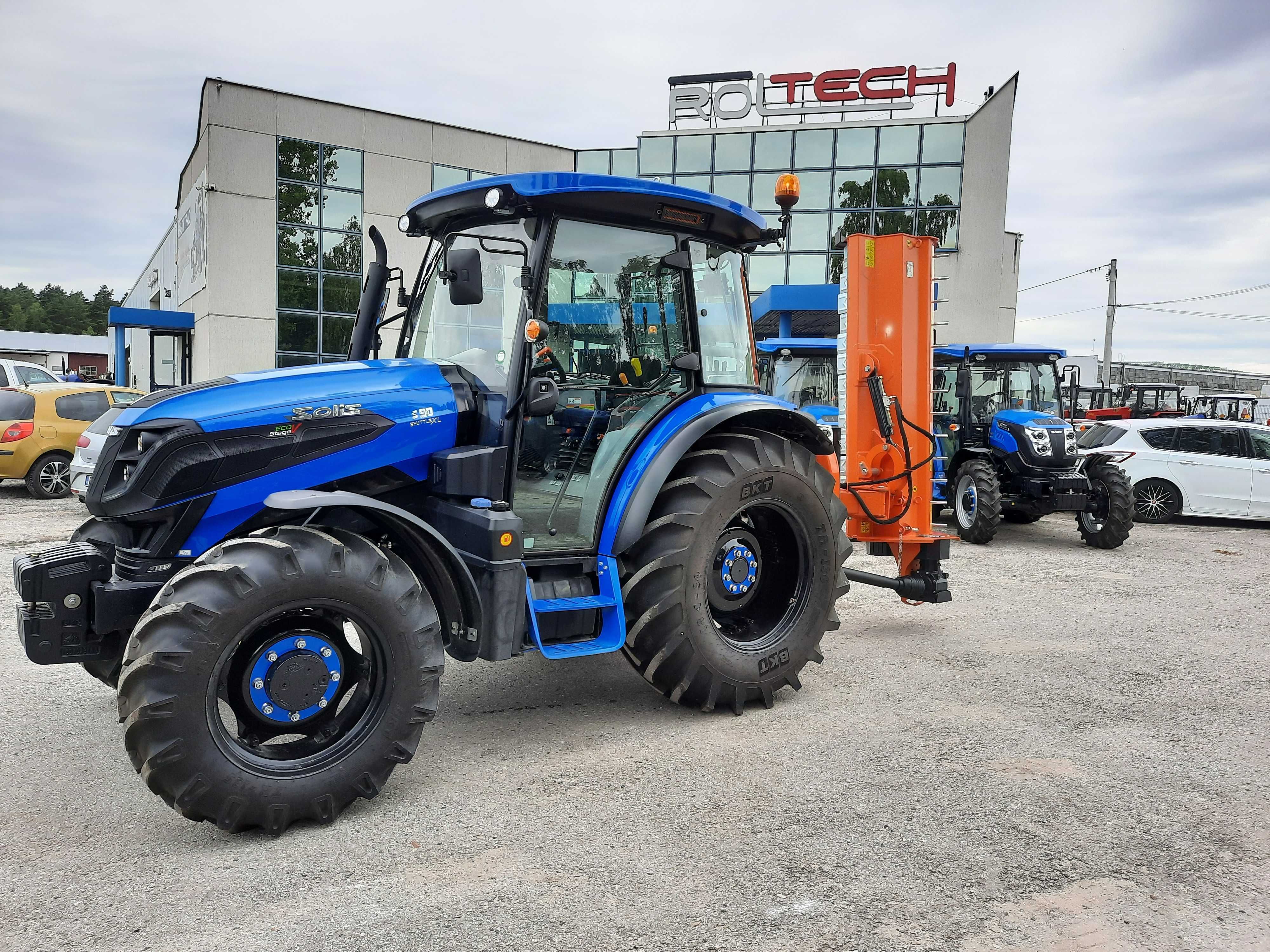 Ciągnik Rolniczy Ogrodniczy Solis 50 Sadowniczy farmtrac 555 Arbos3055