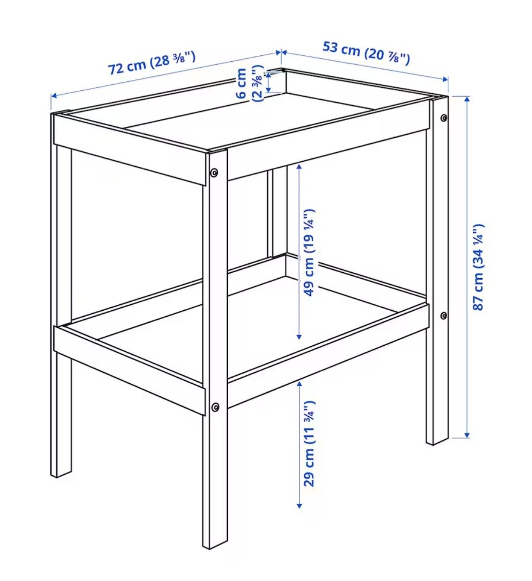 Przewijak Ikea plus dodatki