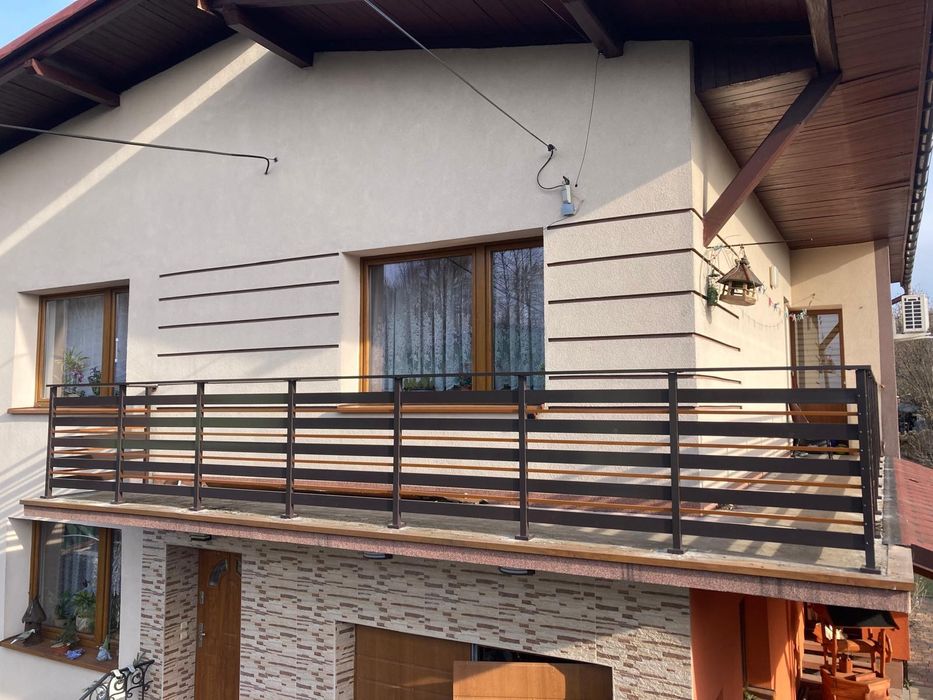 Barierki balustrada malowana proszkowo balustrady ze stali nierdzewnej