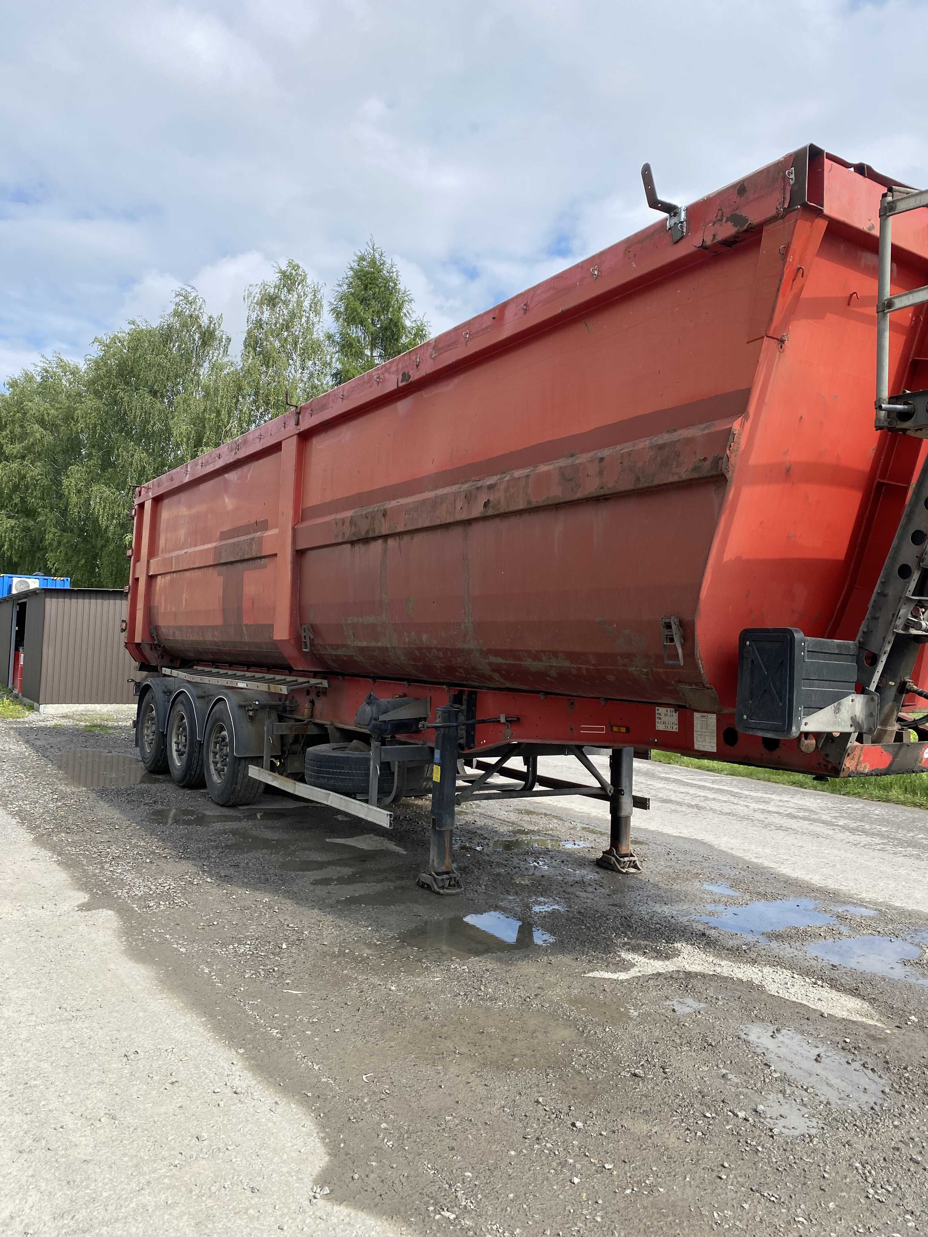Schmitz SKI 24 Wywrotka stalowa Hardox 56 metrów  złomiarka