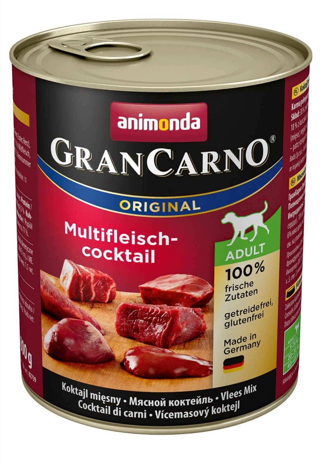 GranCarno koktajl mięsny adult 10x800g