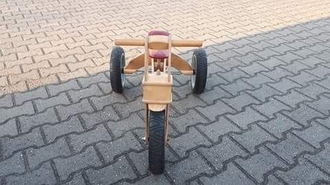 Biegowy rowerek retro